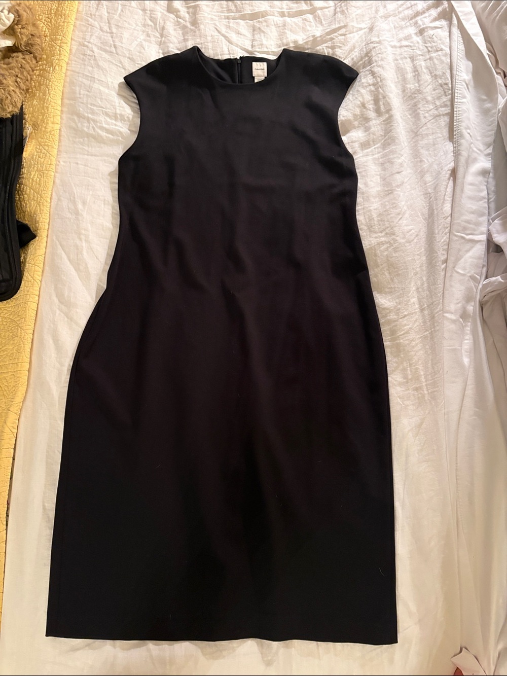Calvin Klein Black Midi Sheath Dress